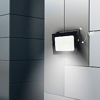 Прожектор светодиодный СДО-7 100Вт черный IN HOME