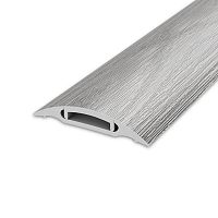 Порог с монтажным каналом 42 мм 0,9 м Ideal, 210 Дуб пепельный