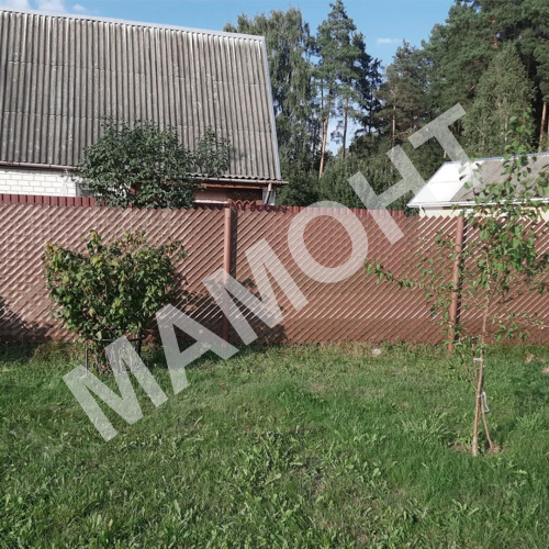 Лента для забора декоративная MAXIMUM 48 мм, 50 м, (RAL8017, коричневый) - Фото 3