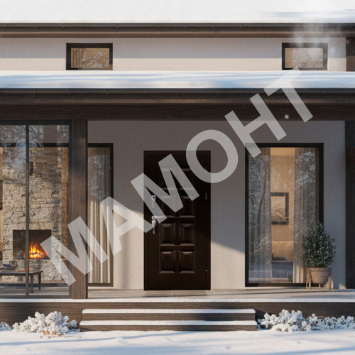 Дверь ВИНТЕР Антик медь / Беленый дуб Промет - Фото 3