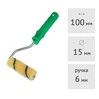 Валик нитевой МИНИ "ПЧЕЛКА" полиакрил SPRAVA, 100 х 15 мм, ворс 11 мм