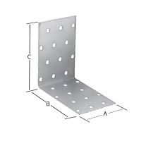 Уголок крепежный равносторонний KUR 60*50*50 мм