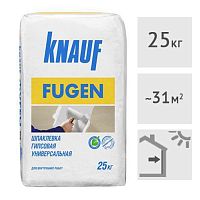 Шпатлевка гипсовая Knauf Fugen, 25 кг