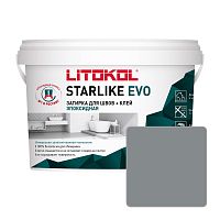 Фуга эпоксидная Litokol STARLIKE EVO 115 GRIGIO SETA (серый шелк), 2,5 кг