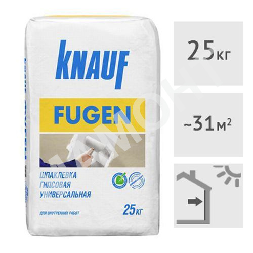 Шпатлевка гипсовая Knauf Fugen, 25 кг