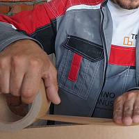 Лента бумажная самоклеящаяся для мест реза и стыков ТехноСонус Соноплат 50 мм, 40 м