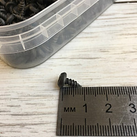 Саморез 3.5*9.5 мм для листового металла "клоп", фосфат, острый 250 шт. МАМОНТ