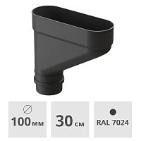 Коллектор Docke Lux ПВХ 100 мм, графит