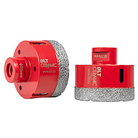 Коронка алмазная по керамограниту DLT CERAMIC PRO, 70 мм (0501)