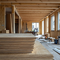 Фанера клееная влагостойкая (12 мм) 152,5 x 152,5 см