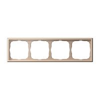 Рамка Systeme Electric ARTGALLERY 4-постовая, песочный