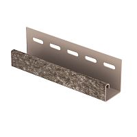 J-планка Ю-Пласт 3 м, Кварцит Коричневый