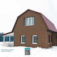 Фасадная панель Ю-Пласт Hokla S-Lock ЩЕПА Каштановый