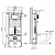 Инсталляция для унитаза 3 в 1 с кнопкой 231, AV Engineering (AVW31-231) - Превью 3