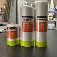 Пленка укрывочная с малярной лентой Motive SPEEDY MASK, 0.55*33 м (18 м2)