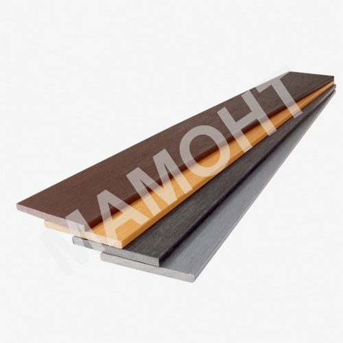 Заборная доска (подступенок) RusDecking UnoDeck Patio 140 х 12 мм (графит) - Фото 2