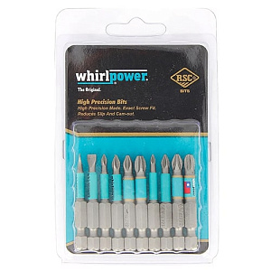 Набор магнитных бит PH/PZ/SL 50 мм 10 шт. WhirlPower (272050004)