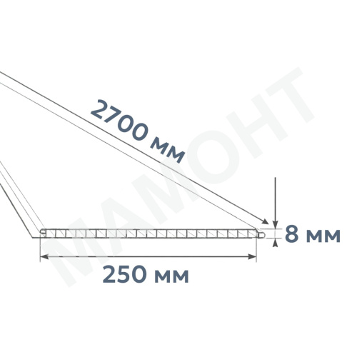 Панель ПВХ Европрофиль Пионы цвет 651 (2700 х 250 х 8 мм) 4 шт. - Фото 5