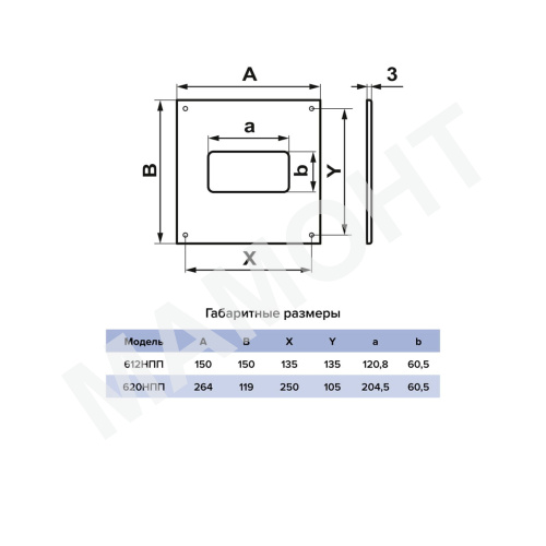 Накладка торцевая для плоских каналов ERA - Фото 2