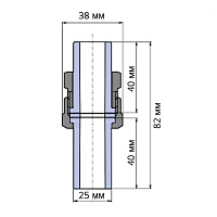 Разборное соединение ПП Wavin Ekoplastik